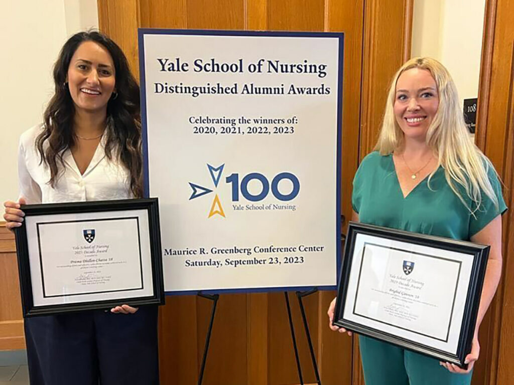 "Drs. Dhillon-Chattha and Gannon exemplify Yale nurses who are prepared and ready to act wherever they see a need."