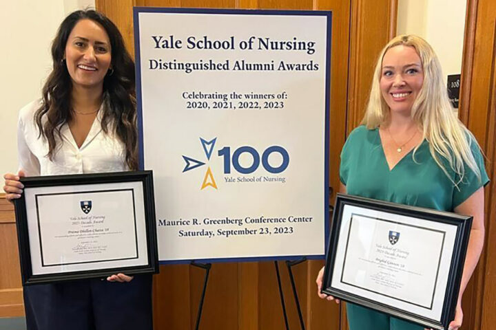 "Drs. Dhillon-Chattha and Gannon exemplify Yale nurses who are prepared and ready to act wherever they see a need."